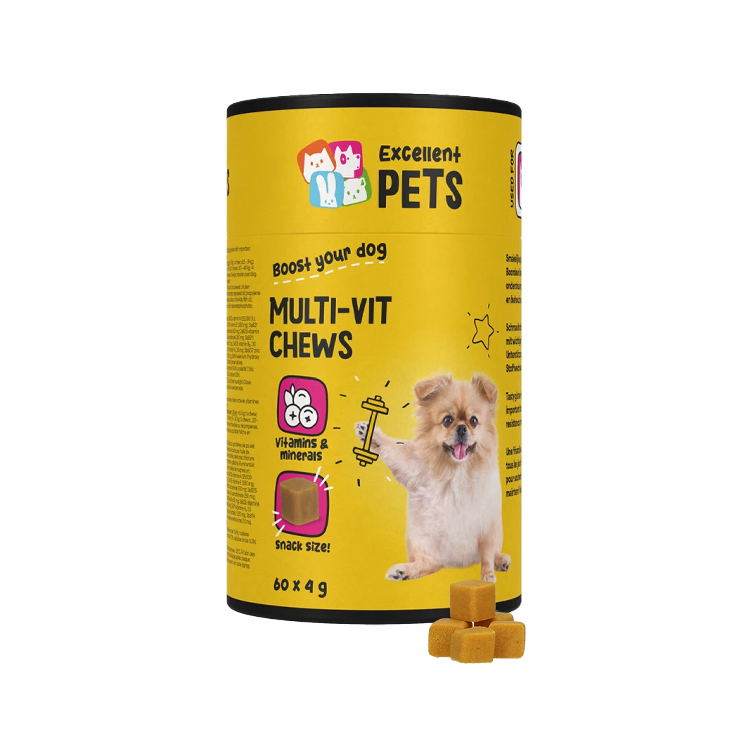 Excellent Pets Multi-Vit Kausnacks - 120 Stück Excellent Pets Multi-Vit Kausnacks - 120 Stück von Excellent Pets