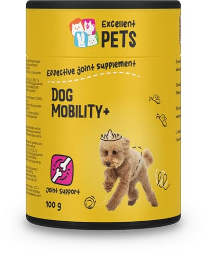 Holland Animal Care Excellent Dog Mobility Plus - Zur Unterstützung der Sehnen, Knorpel, Bänder und Gelenke von Hunden - Für Hunde geeignet - Ergänzende Tiernahrung - 100 Gramm Holland Animal Care Excellent Dog Mobility Plus - Zur Unterstützung der Sehnen, Knorpel, Bänder und Gelenke von Hunden - Für Hunde geeignet - Ergänzende Tiernahrung - 100 Gramm von Holland Animal Care