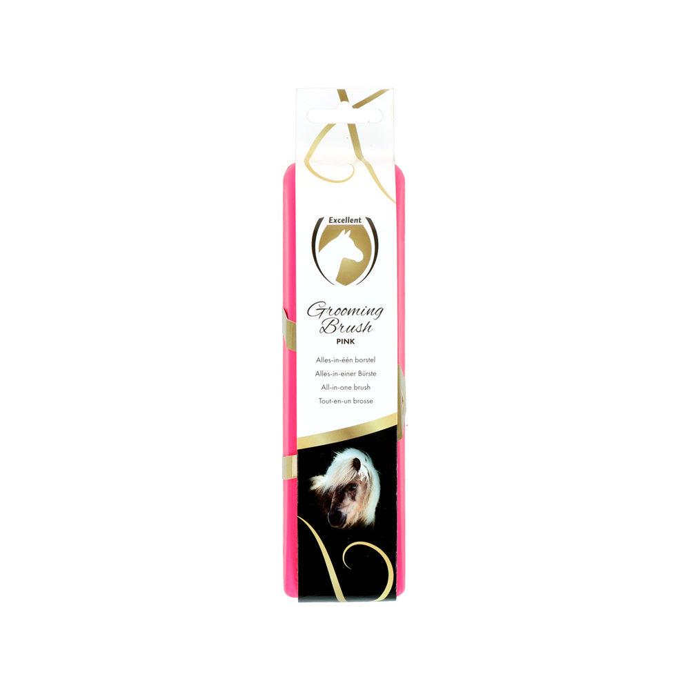 Excellent Grooming Brush - Rosa - L von Excellent
