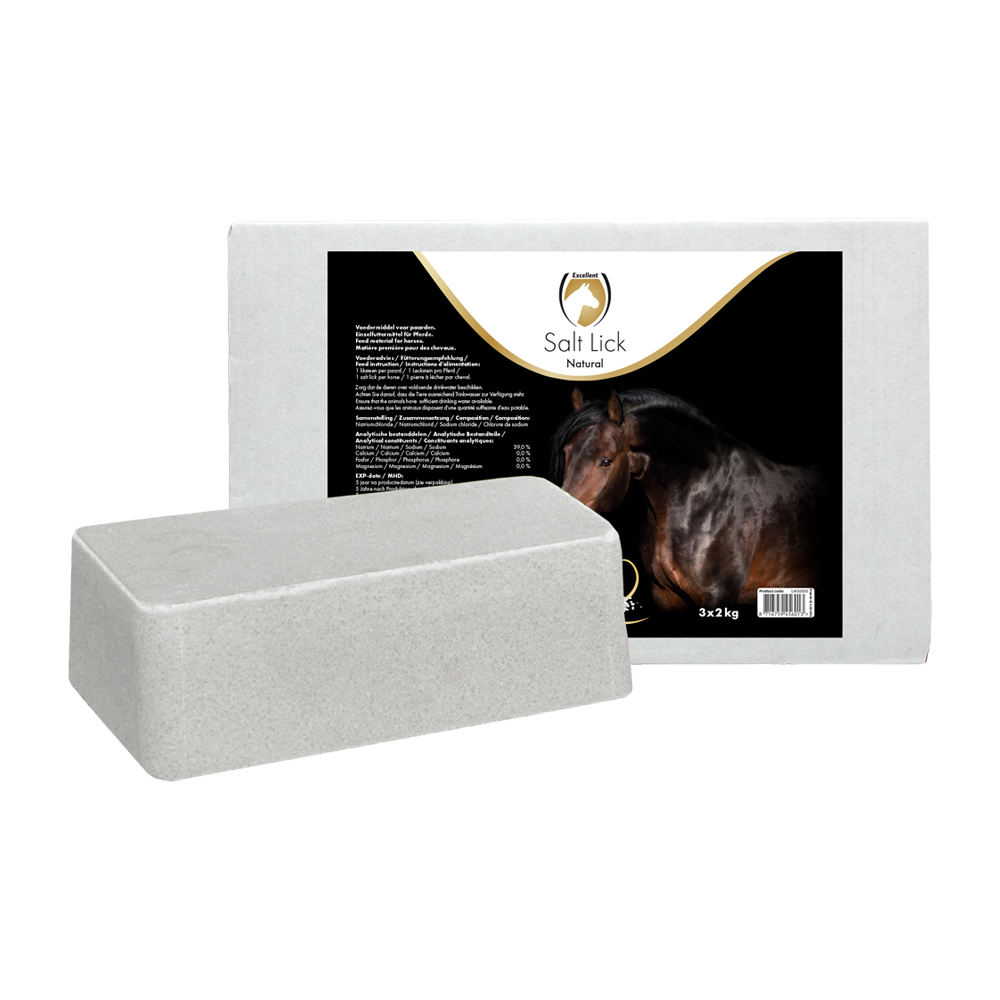 Excellent Horse Salt Lick Naturel - 10 kg von Excellent