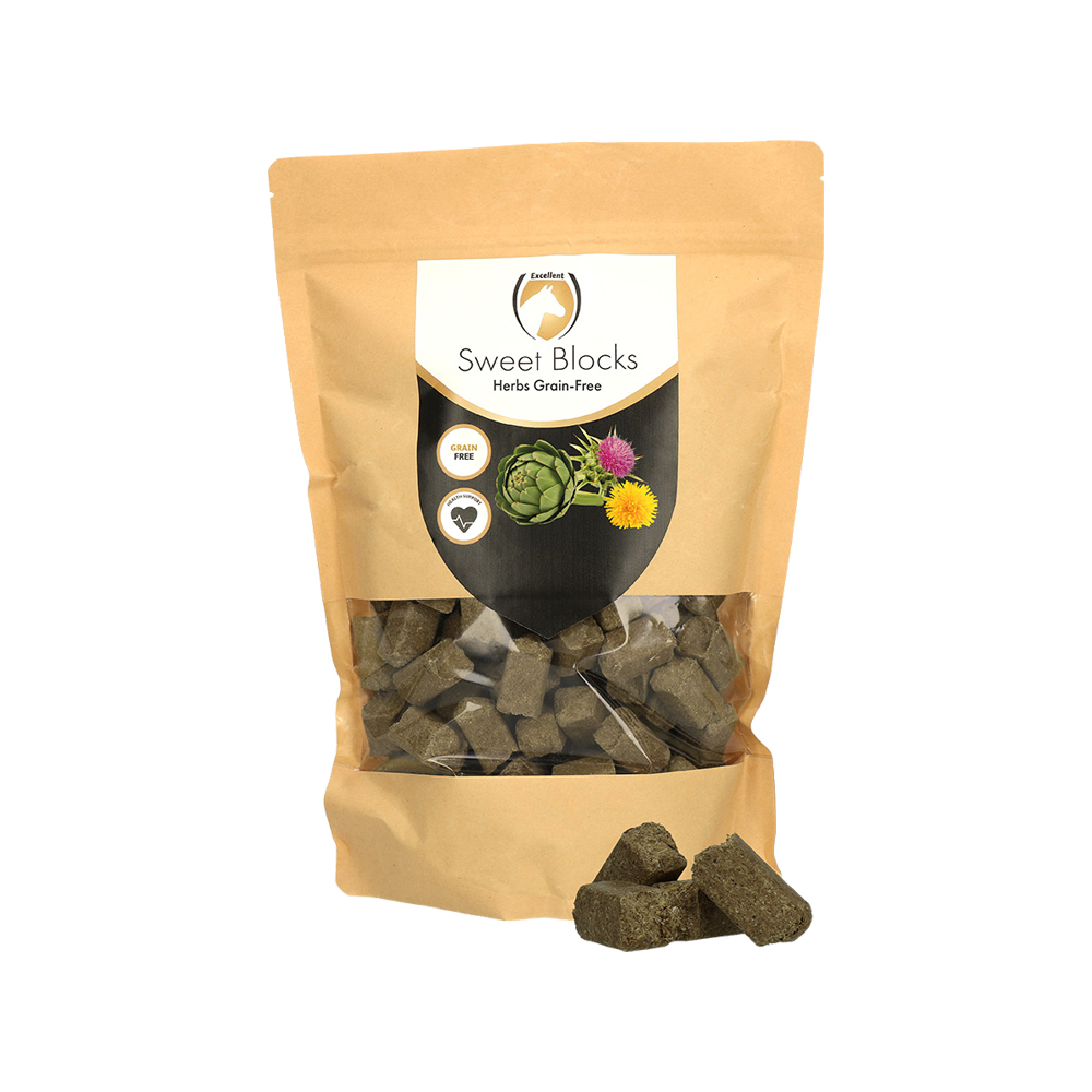 Excellent Horse Sweet Blocks Grain-Free - Kräuter - 3 kg von Excellent