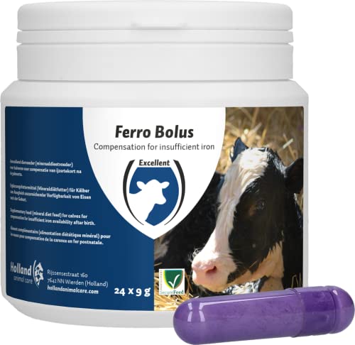 Ferro Bolus 24 Stück á 10 Gramm - Eisenmangel Kälber - Holland Animalcare Ferro Bolus 24 Stück á 10 Gramm - Eisenmangel Kälber - Holland Animalcare von Excellent