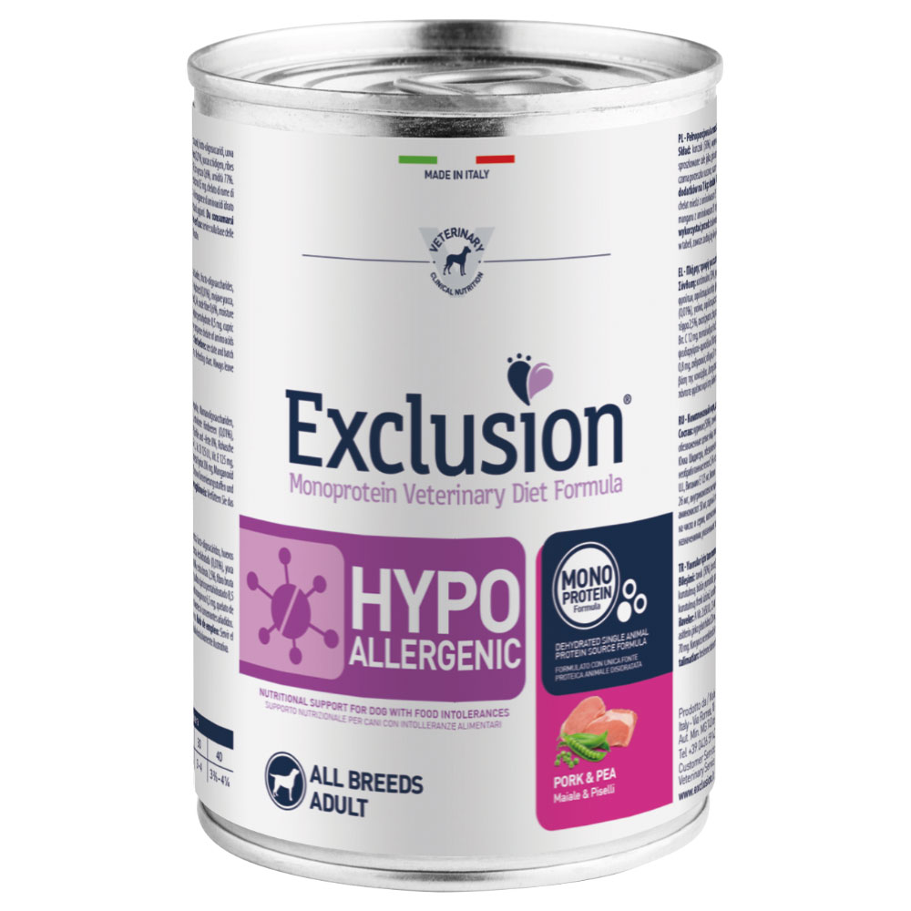 Exclusion Diet 6 x 400 g - Schwein & Erbsen von Exclusion Diet