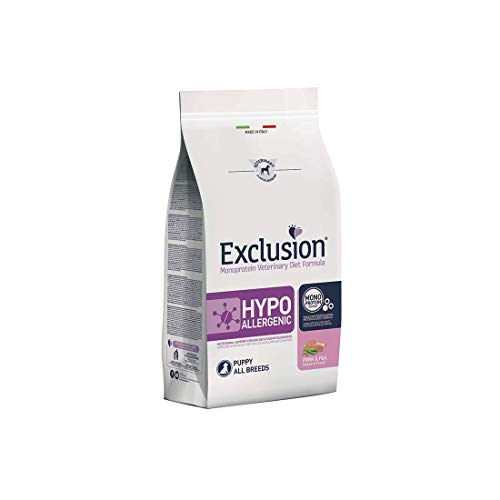 Exclusion Diet Hypoallergenic Puppy Schwein und Erbsen 2 kg von Exclusion