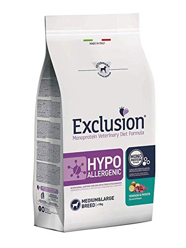 Exclusion Hypoallergenic Medium/Large Breed Hirsch & Kartoffel 2 kg von Exclusion Diet