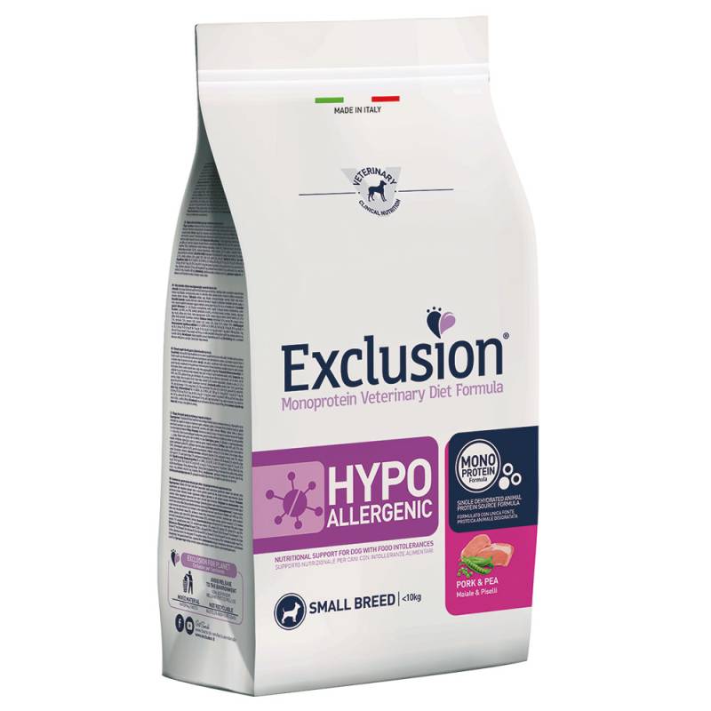 Exclusion Hypoallergenic Small Breed mit Schwein und Erbsen - Sparpaket: 2 x 7 kg von Exclusion Diet