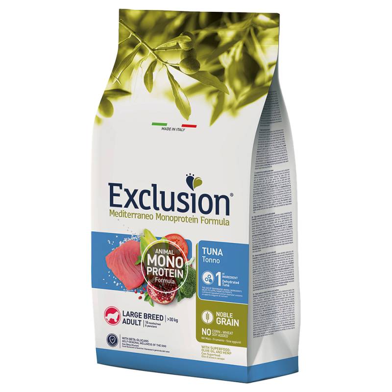 Exclusion Mediterraneo Adult Large mit Thunfisch - 12 kg von Exclusion Mediterraneo