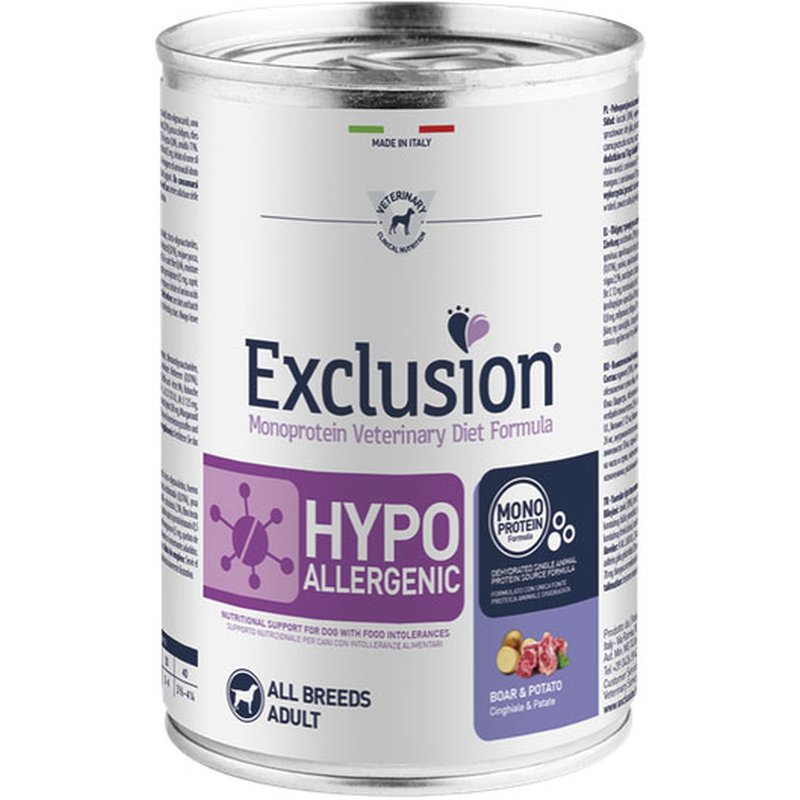 Exclusion Diet Hypoallergenic Wildschwein & Kartoffel 400 g (7,46 € pro 1 kg) von Exclusion