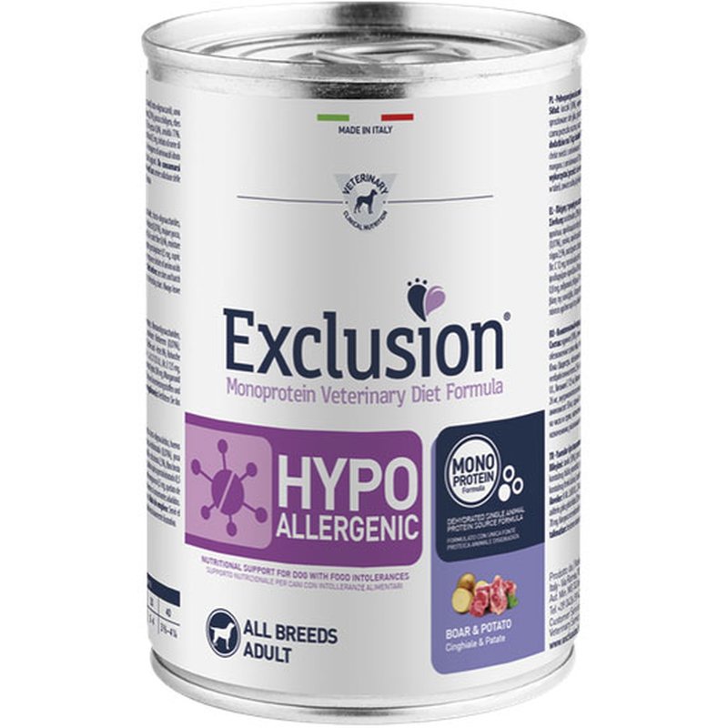 Exclusion Diet Hypoallergenic Wildschwein & Kartoffel 400 g (8,98 € pro 1 kg) von Exclusion