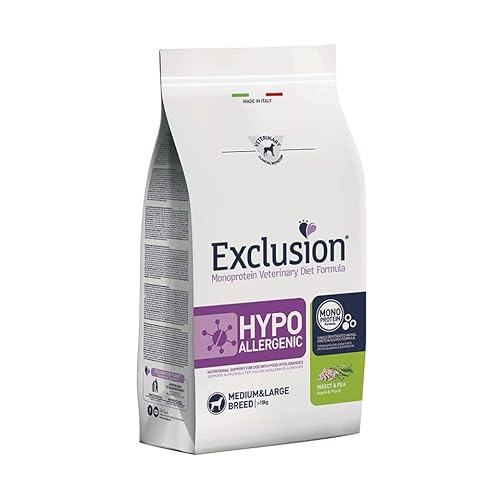 Exclusion Hypoallergenic Medium/Large Breed Insekt & Erbse 12 kg von Exclusion