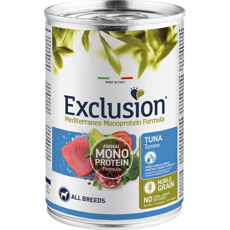Exclusion Mediterraneo Adult Thunfisch Nassfutter 400 g (7,22 € pro 1 kg) von Exclusion