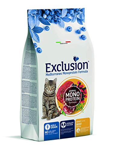 Exclusion Mediterraneo Noble Grain Adult Cat Rind 300 Gramm von Exclusion