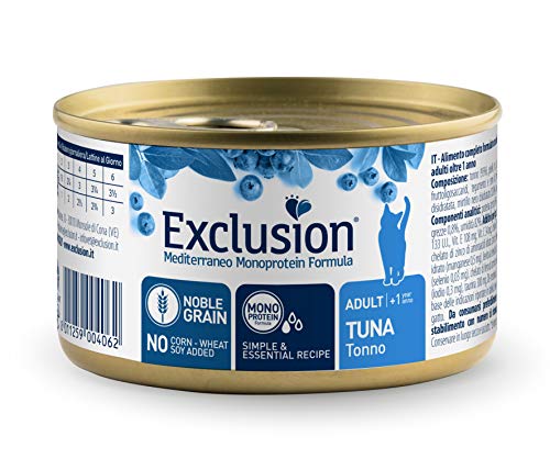 Exclusion Mediterraneo Noble Grain Adult Cat Thunfisch Nassfutter 85 Gramm Exclusion Mediterraneo Noble Grain Adult Cat Thunfisch Nassfutter 85 Gramm von Exclusion