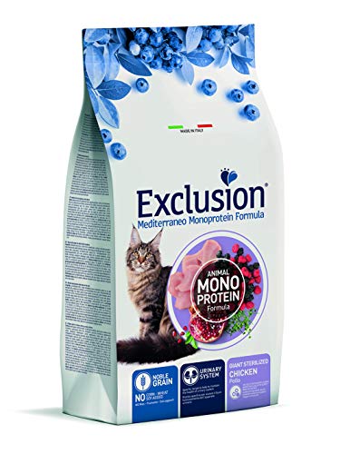 Exclusion Mediterraneo Noble Grain Giant Sterilized Cat Huhn 1,5 KG von Exclusion