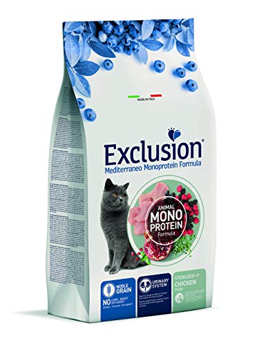 Exclusion Mediterraneo Noble Grain Sterilized Cat 7+ Huhn 1,5 KG von Exclusion
