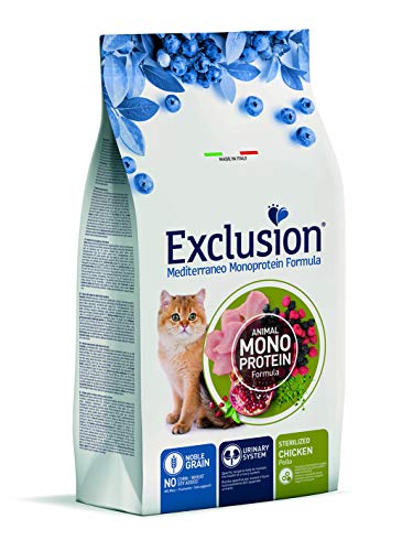 Exclusion Mediterraneo Noble Grain Sterilized Cat Huhn 1,5 KG von Exclusion