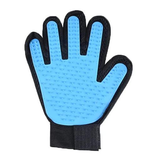 Exeton Haustier-Pflegehandschuhe für Katzen, Hunde, Kaninchen, Pferde, Bürstenhandschuh, Premium-Enthaarungshandschuh für einfache, saubere Fellpflege, mit 260 Spitzen, hellblau Exeton Haustier-Pflegehandschuhe für Katzen, Hunde, Kaninchen, Pferde, Bürstenhandschuh, Premium-Enthaarungshandschuh für einfache, saubere Fellpflege, mit 260 Spitzen, hellblau von Exeton