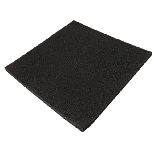 Ersatz-Filter-Pad für Aquarien, biochemischer Baumwollschwamm, Schaumstoff-Medien, 50,8 x 50,8 cm, großes Pad für Fische und Aquarien, Keramikhöhle für Aquarien, Keramikhöhlen für Aquarien, Keramik von Exingk