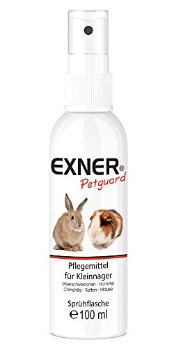 Exner Petguard Tierpflege für Nagetiere - Pflegemittel bei Juckreiz, Haarausfall, Entzündung, Parasiten, Räude, Milben & Pilzbefall - biologisch & natürlich - 100 ml Sprühflasche Exner Petguard Tierpflege für Nagetiere - Pflegemittel bei Juckreiz, Haarausfall, Entzündung, Parasiten, Räude, Milben & Pilzbefall - biologisch & natürlich - 100 ml Sprühflasche von Exner Petguard