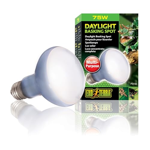 Exo Terra Daylight Basking Spot, Breitspektrum Tageslichtlampe, R20, 75W, Fassung E27 von Exo Terra