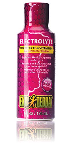 Exo Terra flüssige Electrolyte und Vitamine, D3-Ergänzungsfutter für Reptilien, Futterzusatz für Reptilien, 120ml Exo Terra flüssige Electrolyte und Vitamine, D3-Ergänzungsfutter für Reptilien, Futterzusatz für Reptilien, 120ml von Exo Terra
