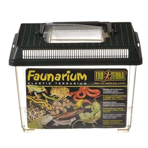 Exo Terra Faunarium, Allzweckbehälter für Reptilien, Amphibien, Mäuse und Insekten, klein 23 x 16,5 x 15,5cm von Exo Terra
