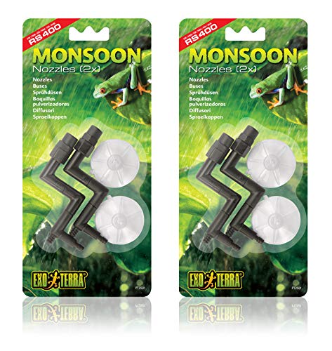 Exo Terra Monsoon Ersatzdüsen für Terrariennebelsystem, 4 Stück von Exo Terra