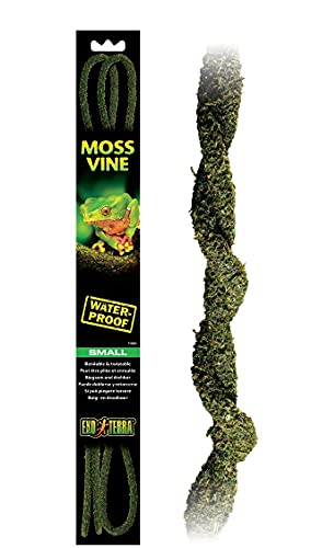 Exo Terra Moss Vine, Moos Liane, bemooste Rebe, biegsam und verdrehbar, klein, 1 Stück (1er Pack) von Exo Terra