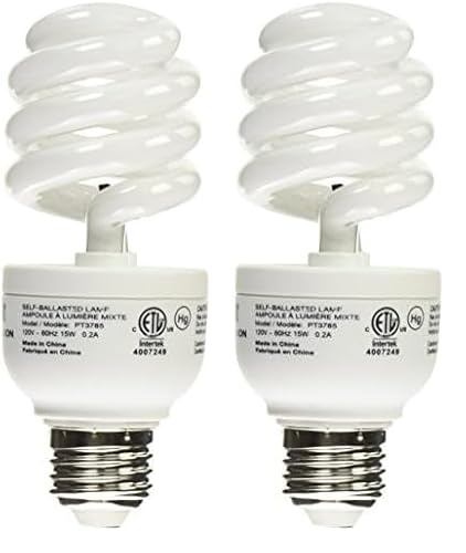 Exo Terra Natural Light, Vollspektrum-Tageslichtlampe, Kompakte Lampe mit idealem Tageslichtspektrum für alle Reptilien und Amphibien, 13W, Fassung E27 (Packung mit 2) von Exo Terra