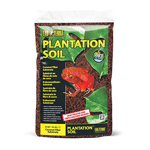 Exo Terra Plantageerde, 7,2 Viertel, braun von Catit