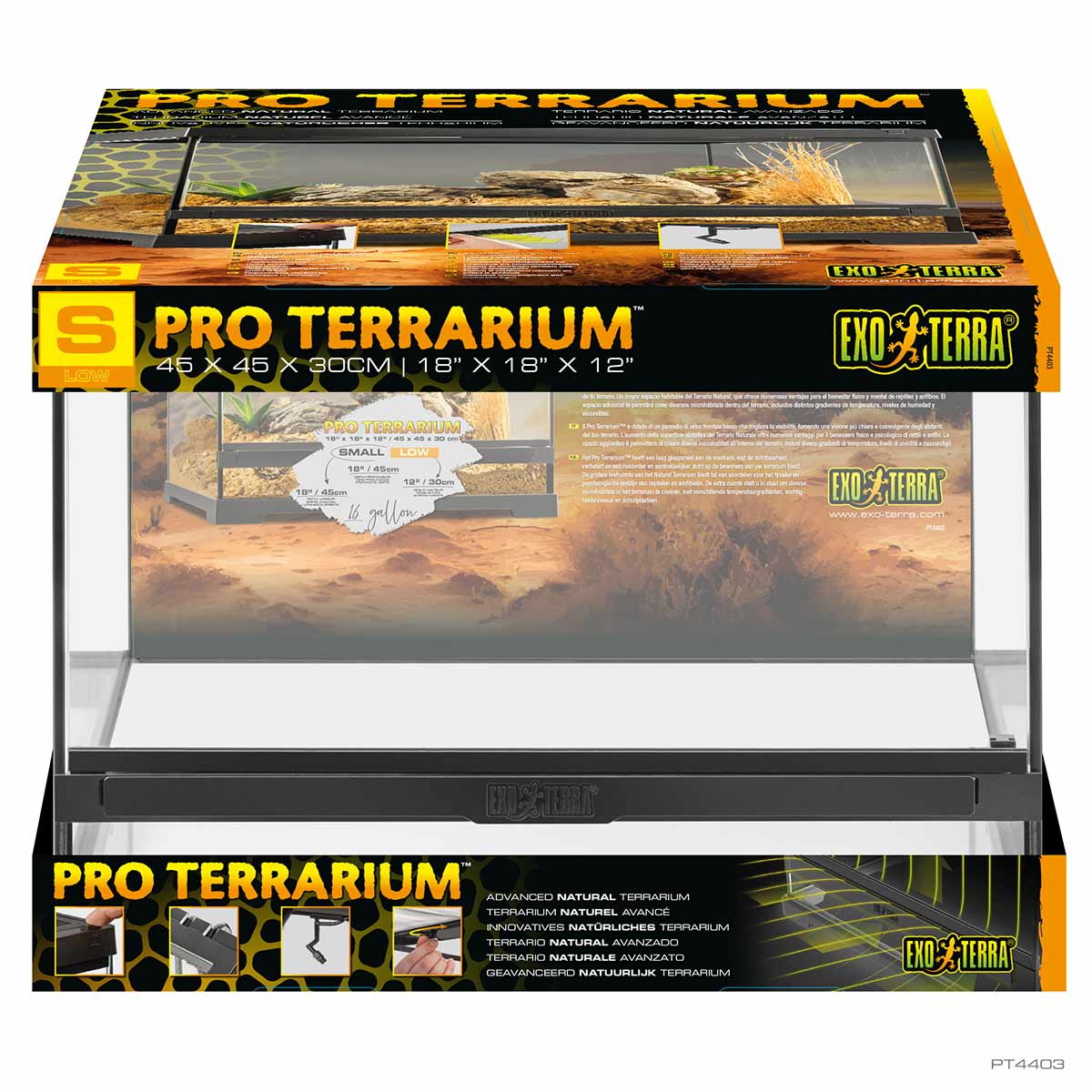 Exo Terra Pro Terrarium Small 45x45x30 cm von Exo Terra