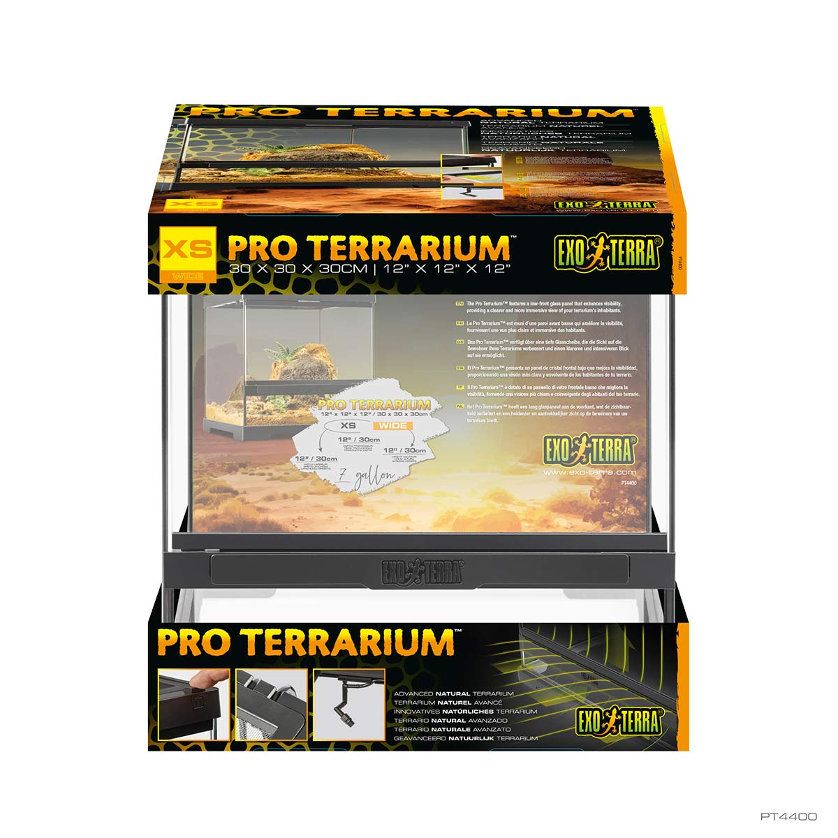 Exo Terra Pro Terrarium X-Small 30x30x30 cm Exo Terra Pro Terrarium X-Small 30x30x30 cm von Exo Terra