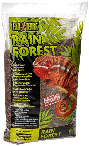 Exo Terra Rain Forest, Substrat für Regenwald Terrarien, 100% natürliche Mischung aus Strandkiefer und Torfmoos, 8,8L von Exo Terra