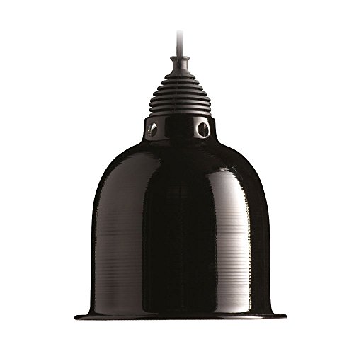 Exo Terra Reptile Dome, Aluminium Reflektorlampe, hitzebeständige Porzellanfassung, geeignet für Lampen bis 75W, Fassung E27, Schwarz, 1 Stück (1er Pack) von Exo Terra