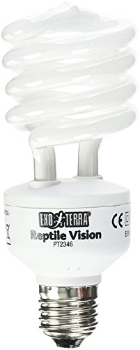 Exo Terra Reptile Vision, Lampe mit sichtbarem Spektrum für Reptilien, auf die 4-Rezeptoren-Augen von Reptilien ausgerichtet, 25W, Fassung E27 von Exo Terra
