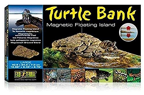 Exo Terra Turtle Bank, magnetische, schwimmende Insel für Schildkröten, ideal für Aqua-Terrarien, groß von Exo Terra