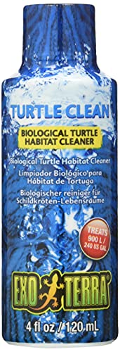 Exo Terra Turtle Clean, biologischer Reiniger für Schildkröten Lebensräume, für Schildkrötenbecken, 120ml von Exo Terra
