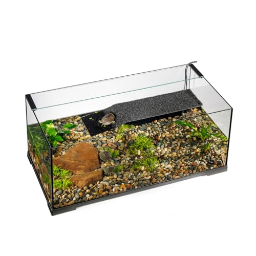 Exo Terra Turtle Haven – Terrarium für Wasserschildkröten mit Filter, 90 cm x 45 cm x 37 cm, Landfläche und 150-Watt-Heizer für Schildkrötenbecken Exo Terra Turtle Haven – Terrarium für Wasserschildkröten mit Filter, 90 cm x 45 cm x 37 cm, Landfläche und 150-Watt-Heizer für Schildkrötenbecken von Exo Terra