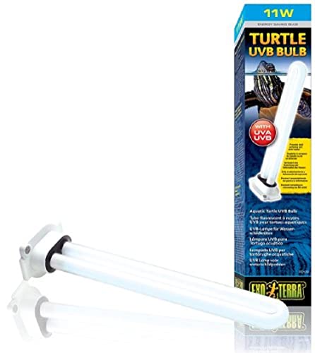 Exo Terra Turtle UVB Bulb, UVB Lampe für Wasserschildkröten, 11W, weiß von Exo Terra