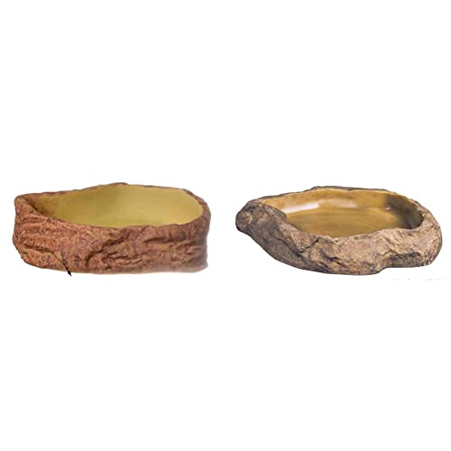 Exo Terra Water Dish, Wasserschale, Wassernapf, im Felsdekor, Fuer Terrarien, Gross & Feeding Dish, Futterschale, Futternapf, im Felsdekor, klein Exo Terra Water Dish, Wasserschale, Wassernapf, im Felsdekor, Fuer Terrarien, Gross & Feeding Dish, Futterschale, Futternapf, im Felsdekor, klein von Exo Terra
