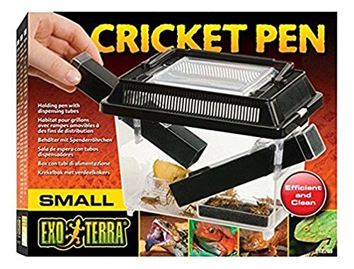 Exo Terrra Cricket Pen, Behälter mit Spenderröhrchen, Pflegeset für Grillen, groß, 21 x 30 x 19,5cm von Exo Terra