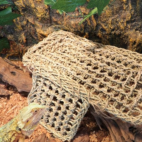 ExoRepti Eidechsenhängematte Bartdrache Tankzubehör Reptilienliege Amphibien Lebensraum Dekor für Chamäleon, Geckos, Schlangen, Einsiedlerkrebse, Lguana-Reptilien, Schildkröten ExoRepti Eidechsenhängematte Bartdrache Tankzubehör Reptilienliege Amphibien Lebensraum Dekor für Chamäleon, Geckos, Schlangen, Einsiedlerkrebse, Lguana-Reptilien, Schildkröten von ExoRepti