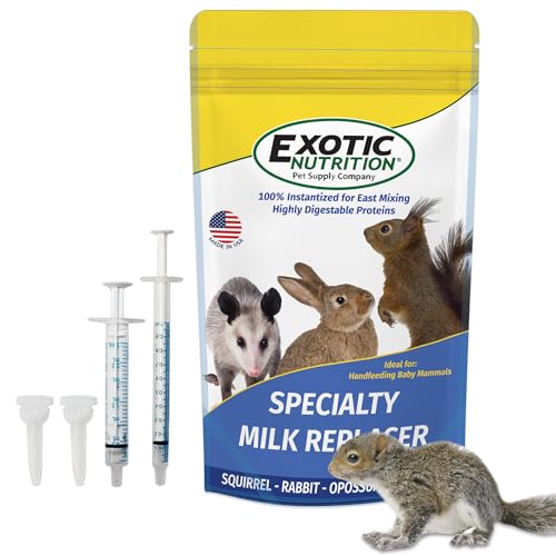 Exotic Nutrition Baby Eichhörnchen Stillset (Basic) - Milchersatz Fütterungsspritzen von Exotic Nutrition