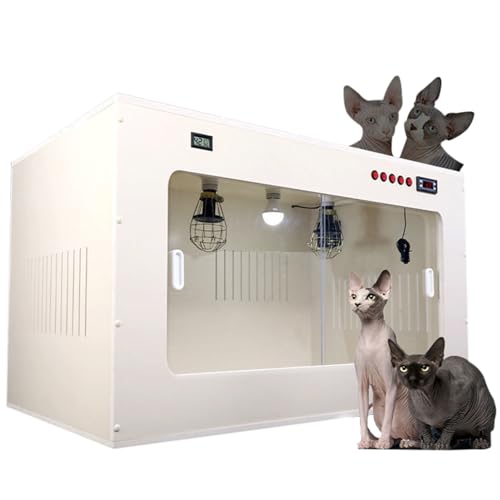 Inkubator für Hunde, Inkubator für Katzenwelpen, Inkubator für Welpen, Inkubator für Katzenwelpen, großer Brutkasten für Haustiere, Brutkasten für Hunde,White-80 * 50 * 50cm Inkubator für Hunde, Inkubator für Katzenwelpen, Inkubator für Welpen, Inkubator für Katzenwelpen, großer Brutkasten für Haustiere, Brutkasten für Hunde,White-80 * 50 * 50cm von ExoticaBlend