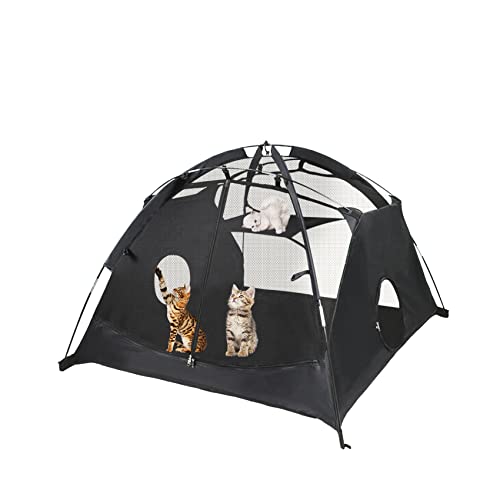 Explore Land Outdoor-Haustierzelt – Netz-Katzen-Spielzelt, tragbares Netz-Spielhaus, Gehege für Katzen, Kaninchen, Welpen und Kleintiere auf Deck, Hof, Balkon, Terrasse, Park, Camping, Reisen, drinnen Explore Land Outdoor-Haustierzelt – Netz-Katzen-Spielzelt, tragbares Netz-Spielhaus, Gehege für Katzen, Kaninchen, Welpen und Kleintiere auf Deck, Hof, Balkon, Terrasse, Park, Camping, Reisen, drinnen von Explore Land