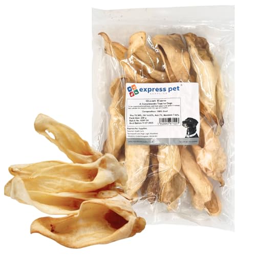 Express Pet Supplies 250 g Ziegenohren natürliches hypoallergenes Hunde-Leckerli Kauen fettarm/geruchsarm Express Pet Supplies 250 g Ziegenohren natürliches hypoallergenes Hunde-Leckerli Kauen fettarm/geruchsarm von Express Pet Supplies