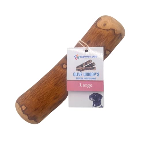 Express Pet Supplies Großes Kauspielzeug aus Olivenholz, natürliches Kauspielzeug für Hunde, 3 Stück Express Pet Supplies Großes Kauspielzeug aus Olivenholz, natürliches Kauspielzeug für Hunde, 3 Stück von Express Pet Supplies