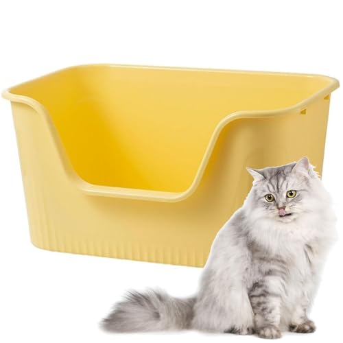Exquilnova Aufbewahrungsbox Katzentoilette (Gelb, 64 * 45 * 33cm) von Exquilnova