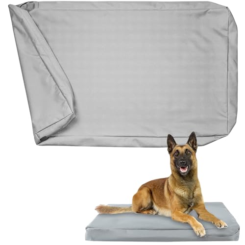 Exquilnova Bezüge für Hundebetten, Ersatz Bezug für Hundebett, Wasserdicht und Abnehmbarer Bezug für Hundekissen mit Reißverschluss für Hundematte Hundematratze Hundesofa, Nur Bezugsdeckel (Grau, M) Exquilnova Bezüge für Hundebetten, Ersatz Bezug für Hundebett, Wasserdicht und Abnehmbarer Bezug für Hundekissen mit Reißverschluss für Hundematte Hundematratze Hundesofa, Nur Bezugsdeckel (Grau, M) von Exquilnova