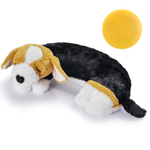 Extragele Welpenspielzeug, Herzschlag-Spielzeug für Welpen, Hunde, Angstlinderung, Herzschlag, Stofftier für Komfort, Schlafhilfe, Kistentraining, Beruhigungshilfe, Welpen-Essentials Geschenke Extragele Welpenspielzeug, Herzschlag-Spielzeug für Welpen, Hunde, Angstlinderung, Herzschlag, Stofftier für Komfort, Schlafhilfe, Kistentraining, Beruhigungshilfe, Welpen-Essentials Geschenke von Extragele